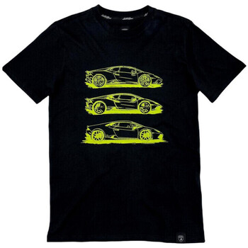 t-shirt automobili lamborghini  t-shirt  72xbh009 noir 