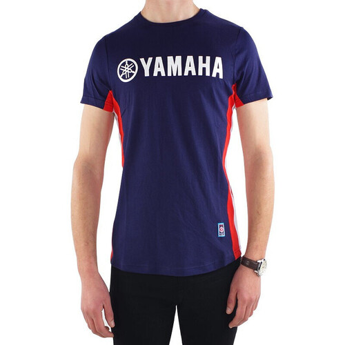 Vêtements T-shirts manches courtes Yamaha T-shirt key-chains en coton Bleu