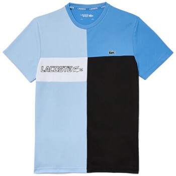 Vêtements T-shirts & Polos Lacoste T-shirt à col rond  SPORT en piqué respirant color-bl Bleu