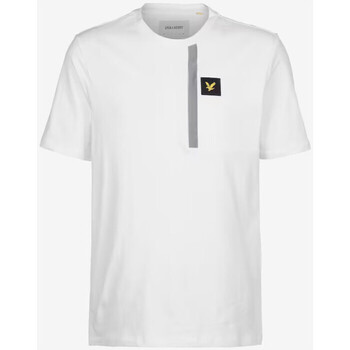 Vêtements Homme CINQUE Pullover 'CALVIN' navy Lyle & Scott T-Shirt  avec détails réfléchissants Blanc