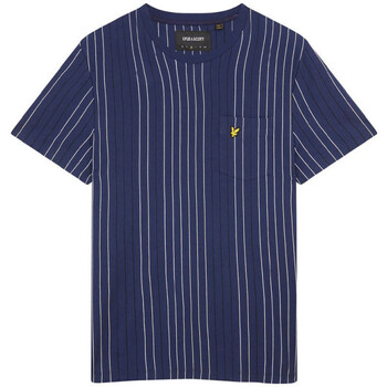 Vêtements Homme T-shirts & Polos Lyle & Scott T-shirt  Multi Stripe Bleu
