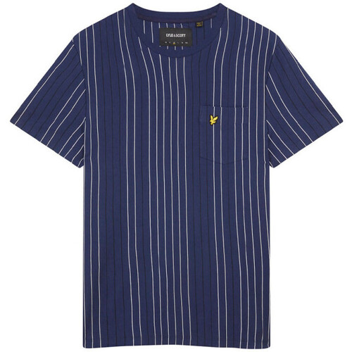 Vêtements Homme T-shirts & Polos Lyle & Scott T-shirt  Multi Stripe Bleu
