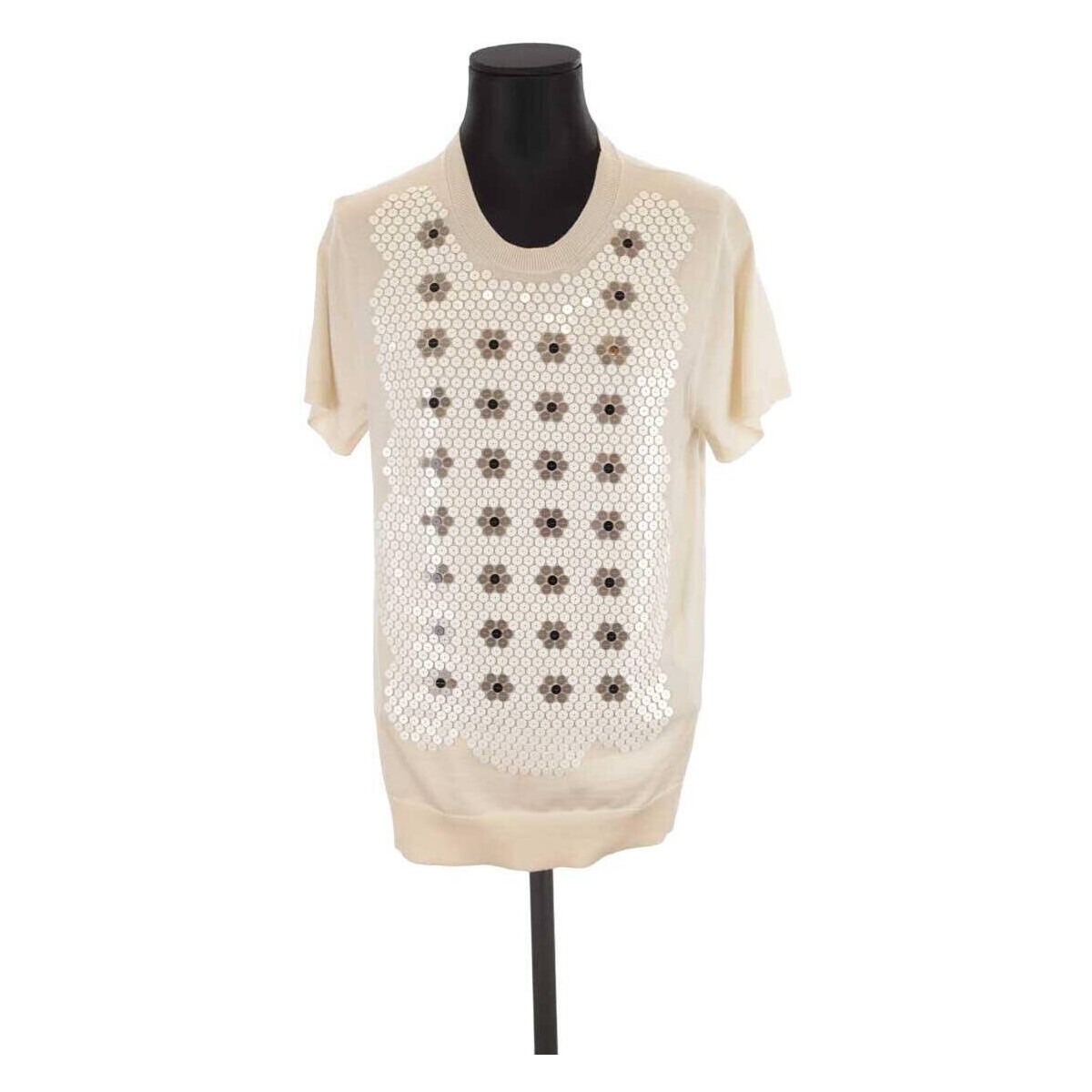 Vêtements Femme Débardeurs / T-shirts sans manche Louis Vuitton Top en laine Beige