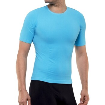 Vêtements Homme T-shirts manches courtes Cryoshape T-shirt sculptant running Bleu