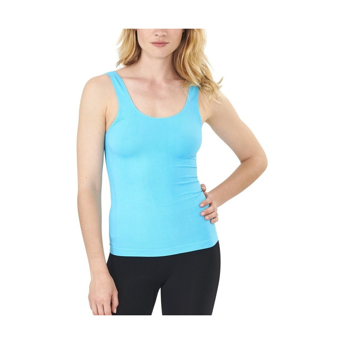 Vêtements Femme Débardeurs / T-shirts sans manche Cryoshape Top minceur et gainant Bleu