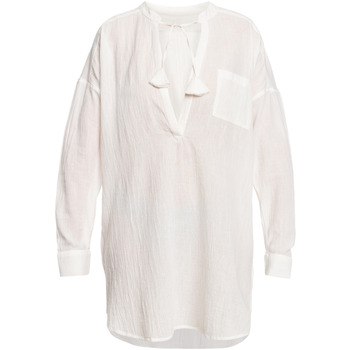 Vêtements Fille Robes courtes Roxy Shoreline Lights Blanc