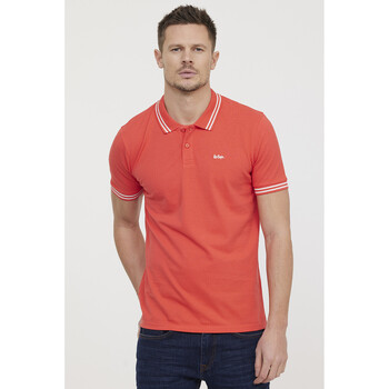 Vêtements Homme T-shirt Arari Framboise Lee Cooper Polo BARIO Vermillon Rouge