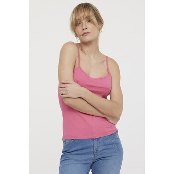 Vêtements Femme Weekday Sunday relaxed tapered jeans in mid blue Lee Cooper Débardeur APOLA Rose Rose
