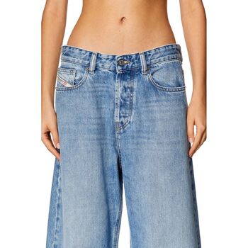 Organic Denim Contrast Hem Straight neckline Jeans