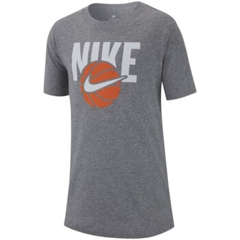 Vêtements Garçon T-shirts manches courtes Nike AR5266 Gris