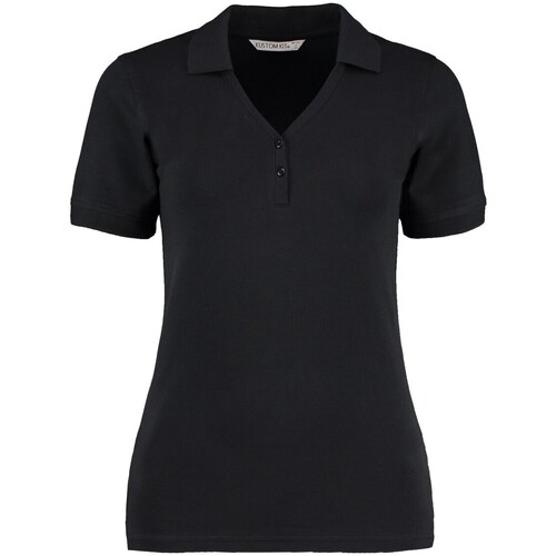 Vêtements Femme T-shirts & Polos Kustom Kit Sophia Comfortec Noir
