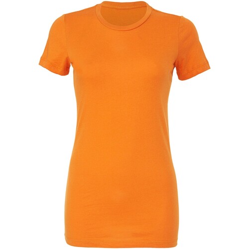 Vêtements Femme T-shirts manches longues Bella + Canvas The Favourite Orange