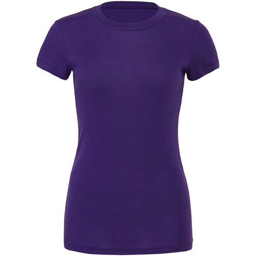 Vêtements Femme T-shirts manches longues Bella + Canvas The Favourite Violet