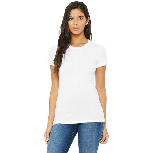 Vêtements Femme T-shirts manches longues Bella + Canvas The Favourite Blanc