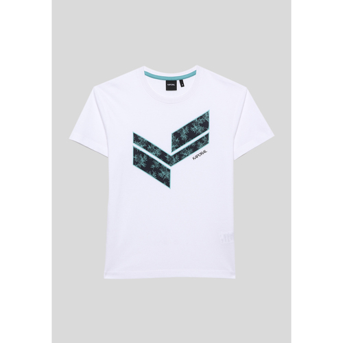 Vêtements Garçon T-shirts manches courtes Kaporal OLSEN Blanc