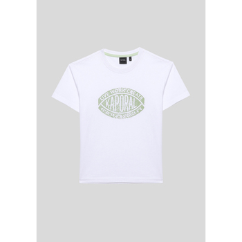 Vêtements Garçon T-shirts manches courtes Kaporal OKIDO Blanc