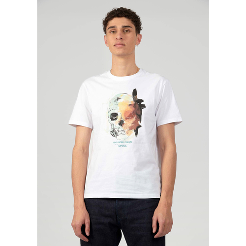 Vêtements Homme T-shirts neck manches courtes Kaporal NAINT Blanc