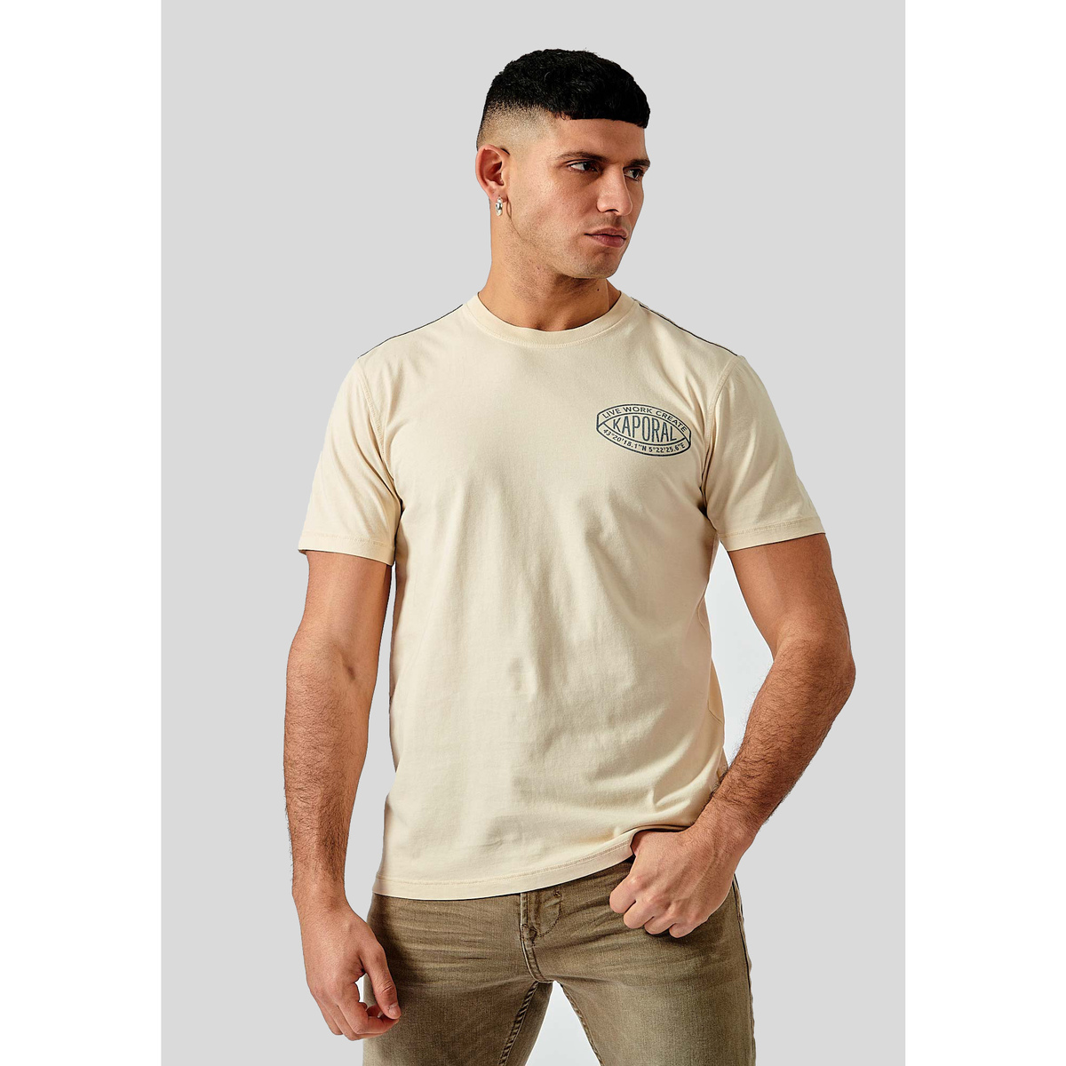 Vêtements Homme T-shirts manches courtes Kaporal BUCK Gris
