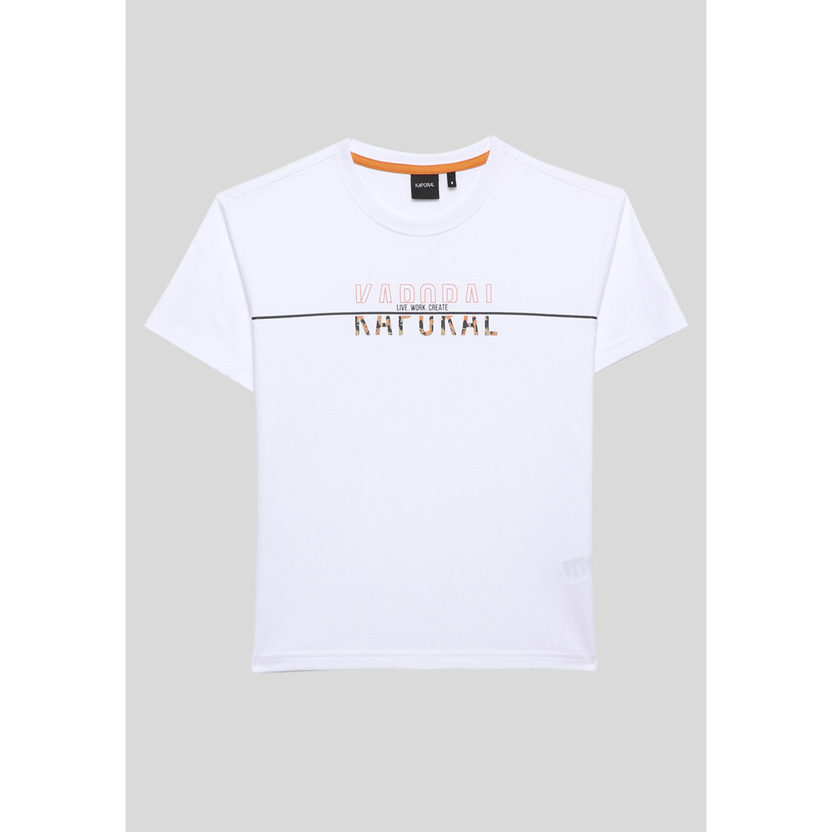 Vêtements Garçon T-shirts manches courtes Kaporal ORYS Blanc