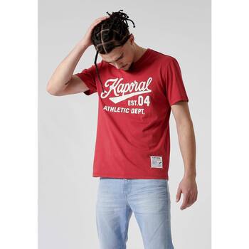 Vêtements Homme T-shirts bear manches courtes Kaporal BAREL Rouge
