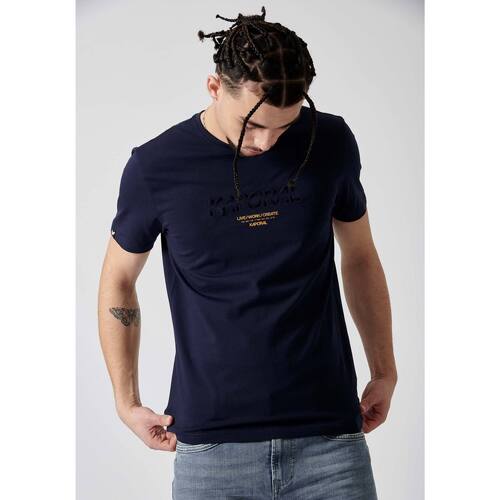 Vêtements Homme T-shirts manches courtes Kaporal NIRAJ Bleu
