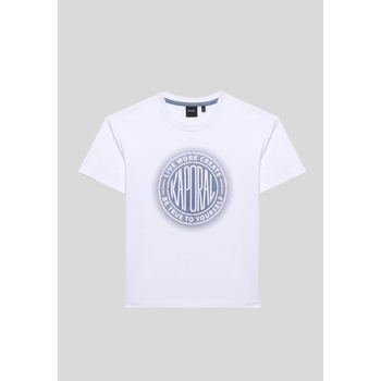 Vêtements Garçon T-shirts manches courtes Kaporal OLDI Blanc