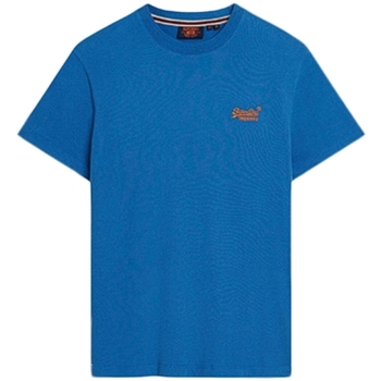 Vêtements Homme T-shirts manches courtes Superdry Essential Logo Bleu