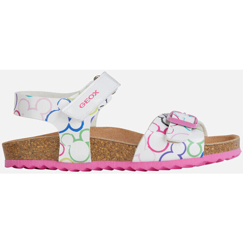 Chaussures Fille Baskets mode Geox J ADRIEL GIRL Multicolore