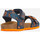 Chaussures Garçon Sandales et Nu-pieds Geox J GHITA BOY bleu marine/orange