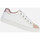 Chaussures Fille Baskets mode Geox J NASHIK GIRL blanc/rose clair