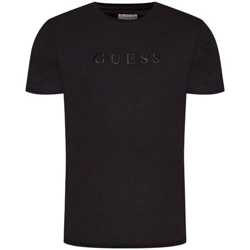 Vêtements Homme T-shirts manches courtes Guess M2BP47 K7HD0 Noir