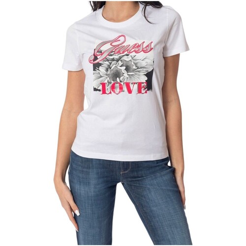 Vêtements Femme T-shirts & Polos Guess W4GI17 I3Z14 Blanc