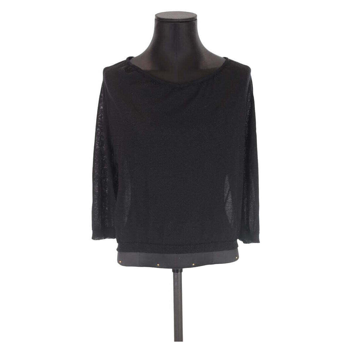 Vêtements Femme Débardeurs / T-shirts sans manche Dries Van Noten Top en laine Noir