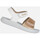 Chaussures Fille Sandales et Nu-pieds Geox B SANDAL LIGHTFLOPPY blanc/or