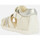 Chaussures Fille Baskets mode Geox B SANDAL MACCHIA GIR blanc lait/argent clair
