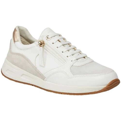 Chaussures Femme Baskets mode Geox D36NQB 05422 C1002 Blanc