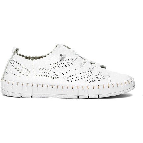 Chaussures Femme Baskets mode Tables à manger CRETA 012 BLANCO Blanc
