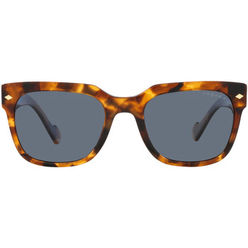 lunettes de soleil vogue  vo5490s lunettes de soleil, havana/bleu, 54 mm 