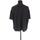 Vêtements Femme Débardeurs / T-shirts sans manche Saint Laurent T-shirt en laine Noir