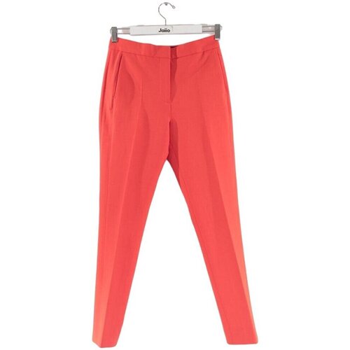 Vêtements Femme Pantalons Victoria Beckham Pantalon droit rouge Rouge