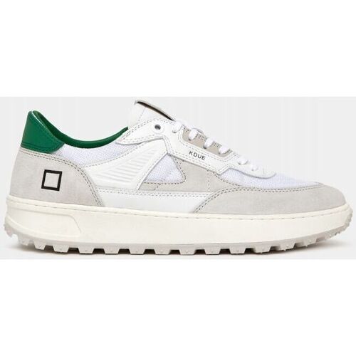 Chaussures Homme Baskets mode Date M401-K2-CO-WG - KDUE-WHITE GREEN Blanc