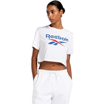 Vêtements Femme T-shirts manches courtes Reebok Sport CAMISETA CORTA MUJER  100037593 Blanc