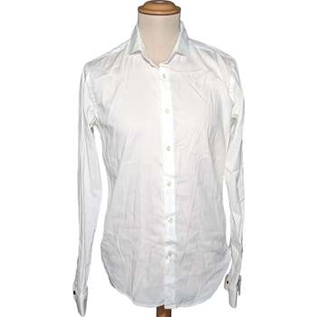 Vêtements Homme Chemises manches longues Zara 40 - T3 - L Blanc