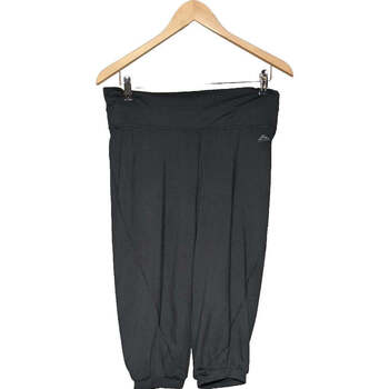 pantalon h&m  pantacourt femme  38 - t2 - m noir 