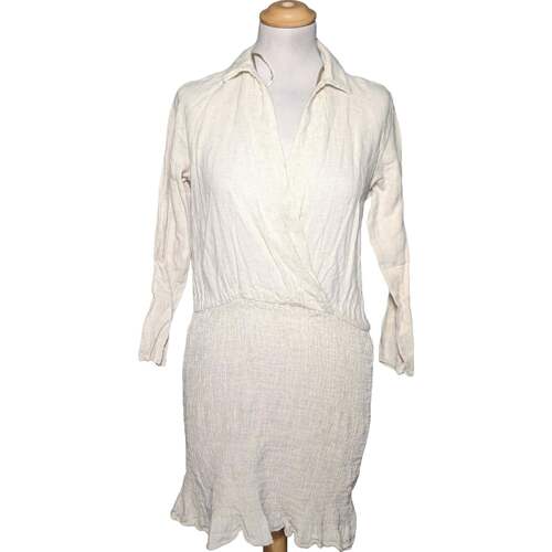 Vêtements Femme Robes courtes Zara robe courte  34 - T0 - XS Beige Beige