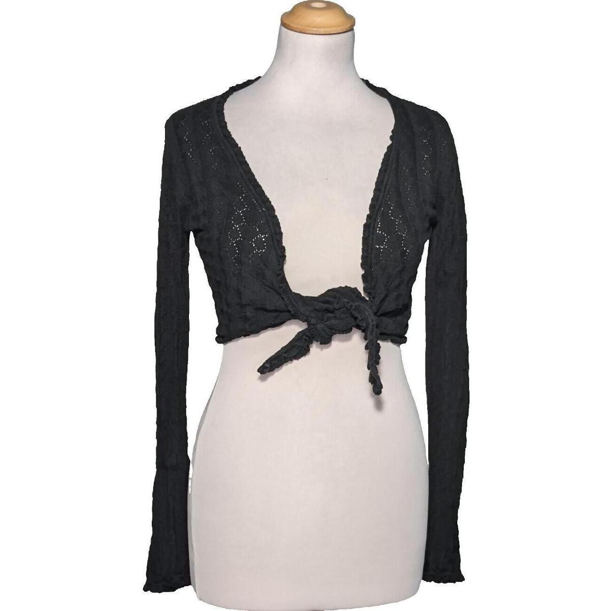 Vêtements Femme Gilets / Cardigans Esprit gilet femme  38 - T2 - M Noir Noir