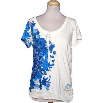 Vêtements Femme T-shirts & Polos Desigual 46 - T6 - XXL Blanc