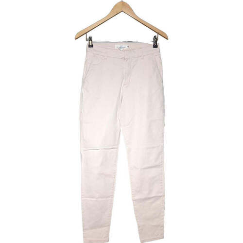 Vêtements Femme Pantalons H&M pantalon slim femme  34 - T0 - XS Rose Rose