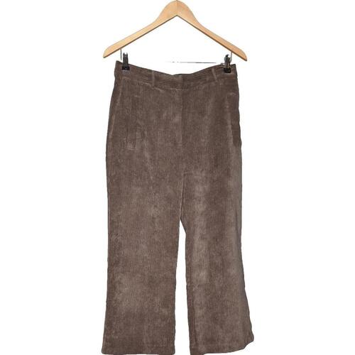 Vêtements Femme Pantalons Achetez vos article de mode PULL&BEAR jusquà 80% moins chères sur JmksportShops Newlife 38 - T2 - M Marron