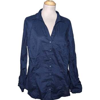 chemise camaieu  chemise  44 - t5 - xl/xxl bleu 
